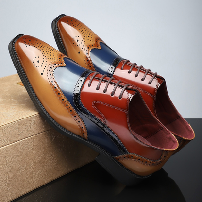 MANSSINO™ | Classic Wingtip Brogue Shoes