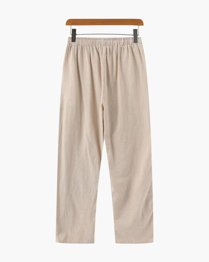 MONVIEL | Lightweight Breathable Linen Trousers