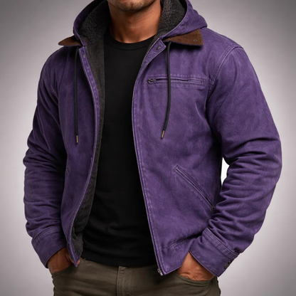 MANSSINO™ | Canvas Hooded Jacket