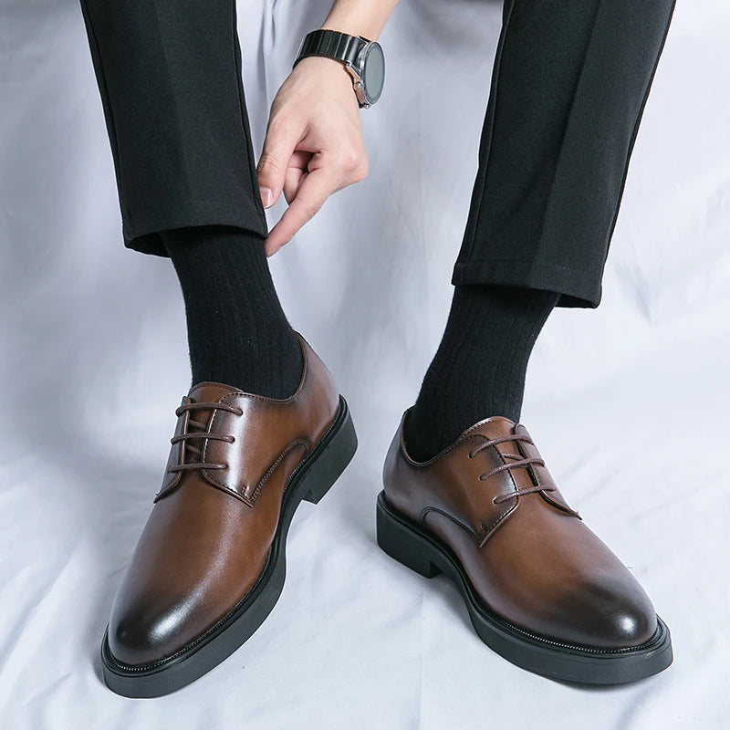 MANSSINO™ | Men's Classic Lace-Up Oxford