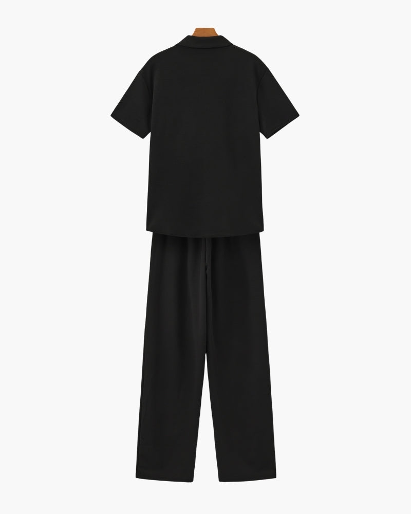 MONVIEL | POLO AND TROUSERS SET