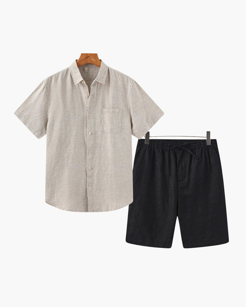 Callum™ | Ensemble en lin avec short