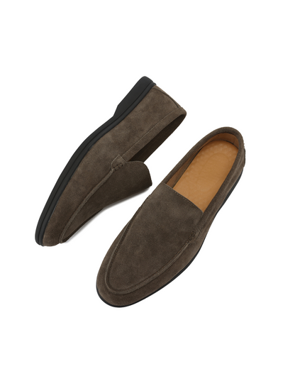 Theo™ | Mocassins en suède semelle noire
