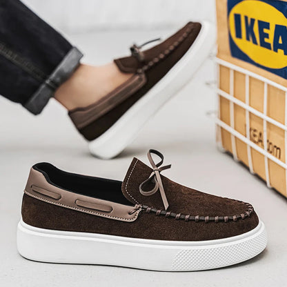 MANSSINO™ | Men's Suede Platform Boat Shoe