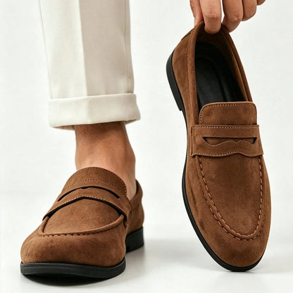 MANSSINO™ | Men's Faux-Suede Penny Loafer