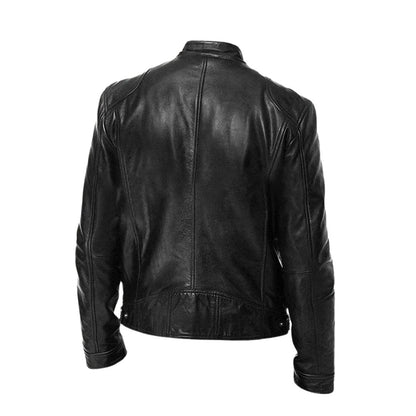 MANSSINO™ | Slim Fit Leather Jacket