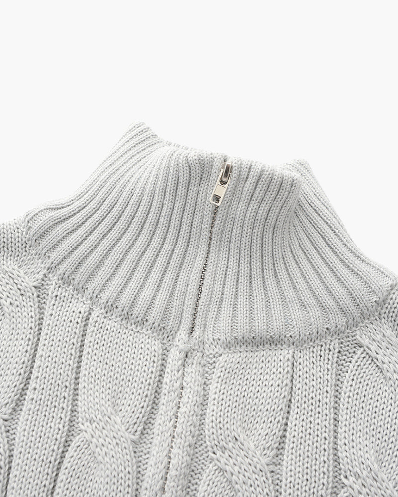 MONVIEL | COTTON HALF ZIP
