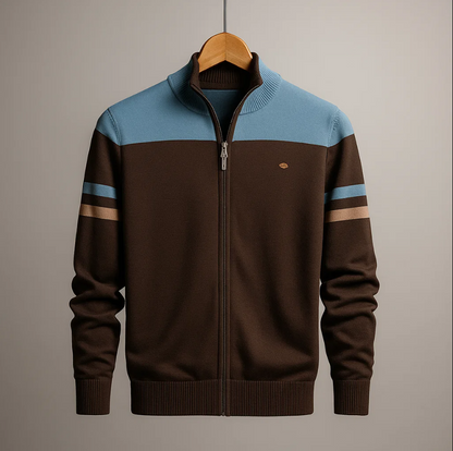 MANSSINO™ | Men's Colorblock Full Zip Sweatshirt