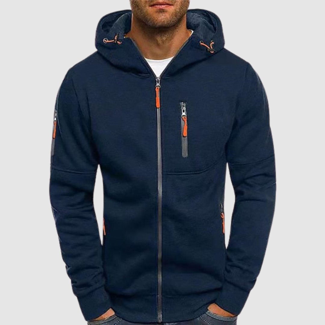 MONVIEL™ | Clean Hooded Zip Jacket