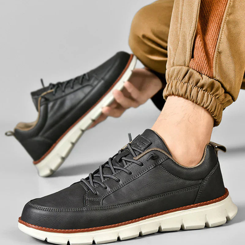 MANSSINO™ | Men's Leather Orthopedic Support Sneaker