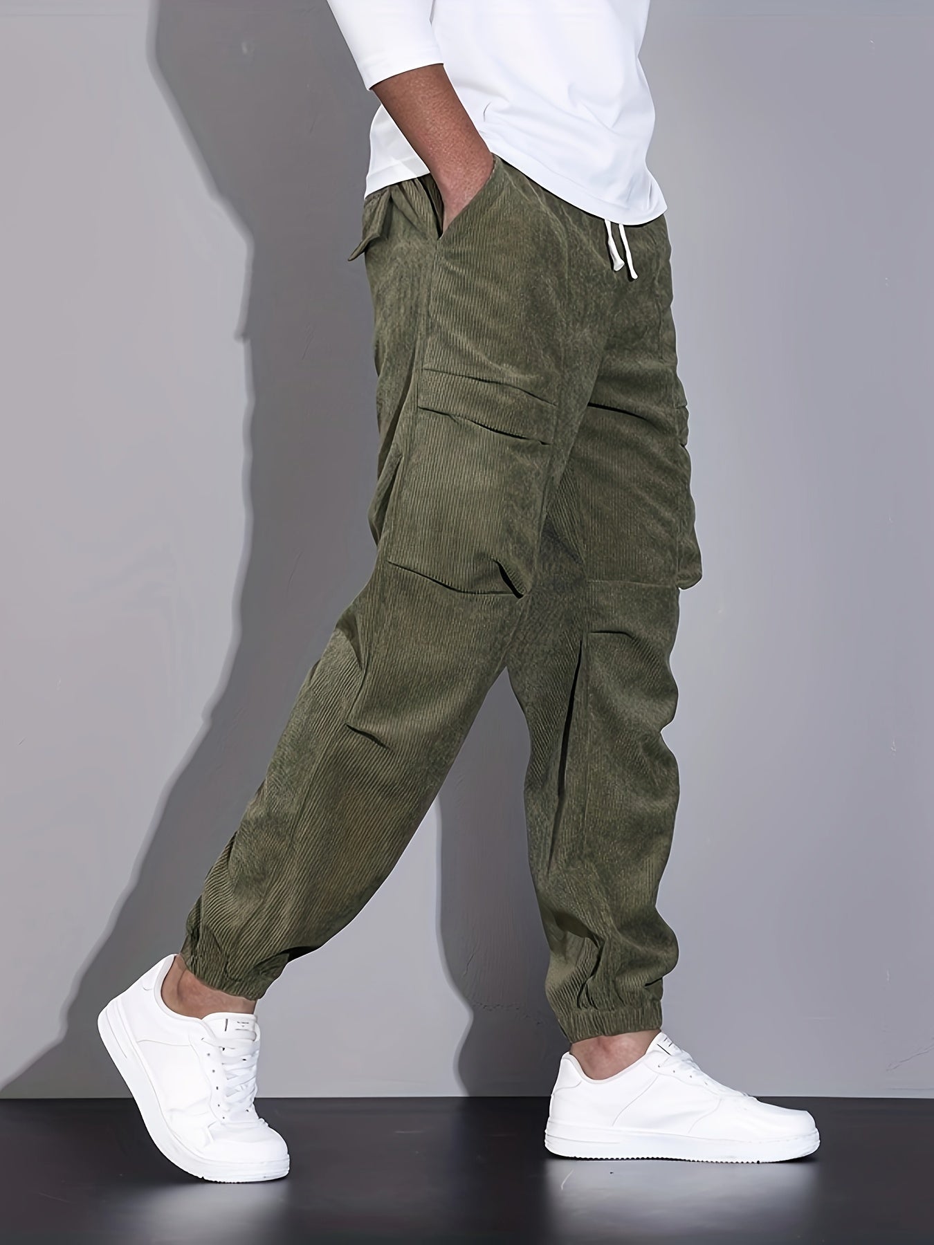 MONVIEL™ | Men's Corduroy Cargo Trousers