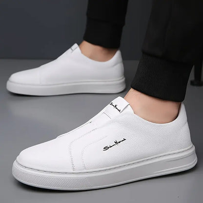 MONVIEL™ | Men's Slip-On Leather Trainers