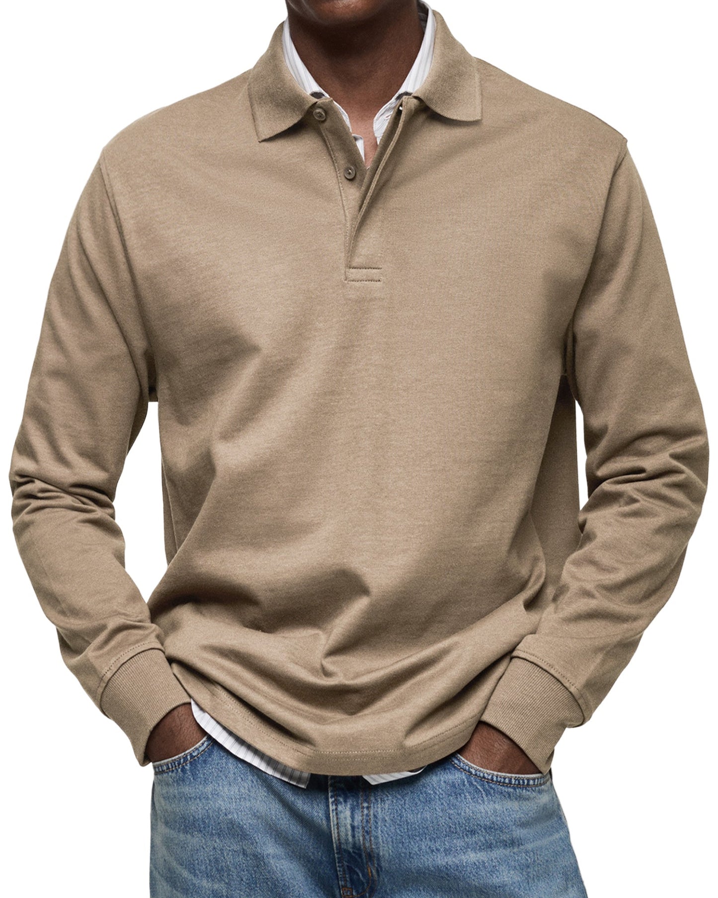 MONVIEL™ | Long Sleeve Polo Shirt