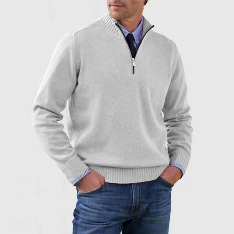 MONVIEL™ | Anti-Pill Mid-Zip Knit