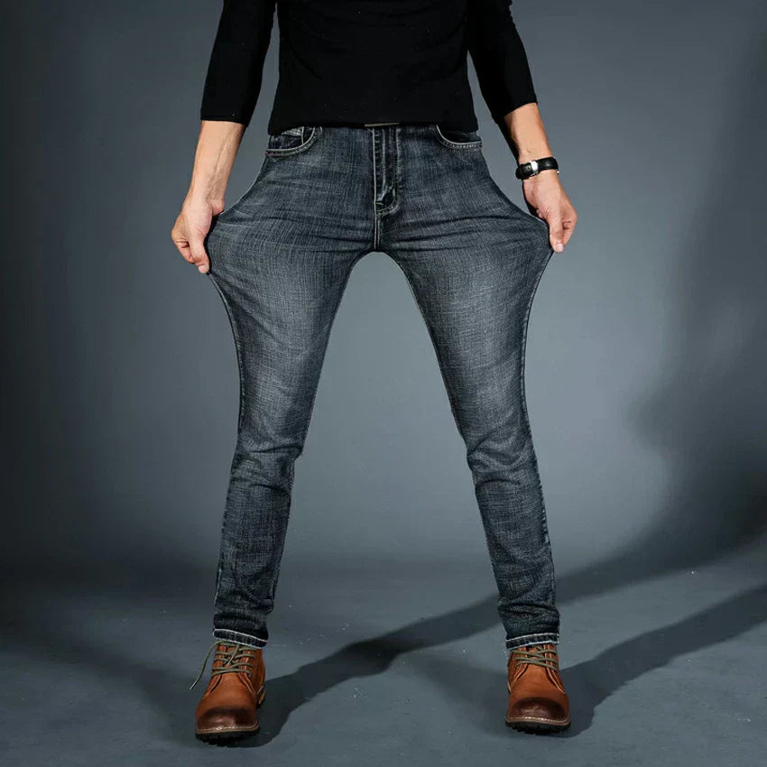 MONVIEL | Mens Slim-Fit Trousers