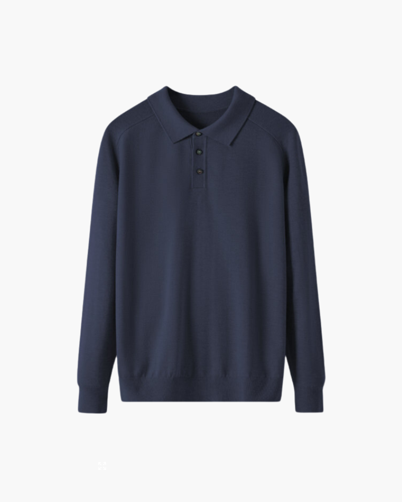 MONVIEL | Premium Neat Wool Polo