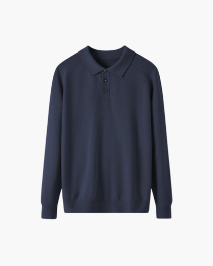 MONVIEL | Premium Neat Wool Polo