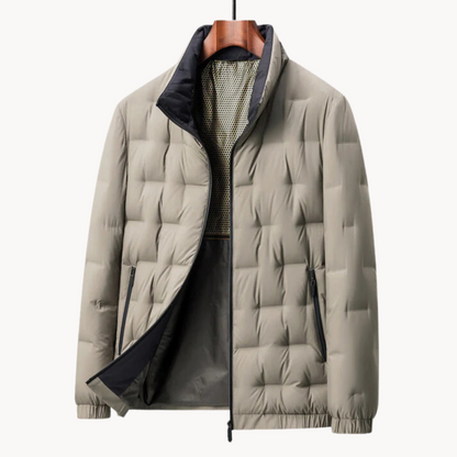MANSSINO™ | Quilted Snap-Zip Jacket