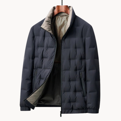 MANSSINO™ | Quilted Snap-Zip Jacket
