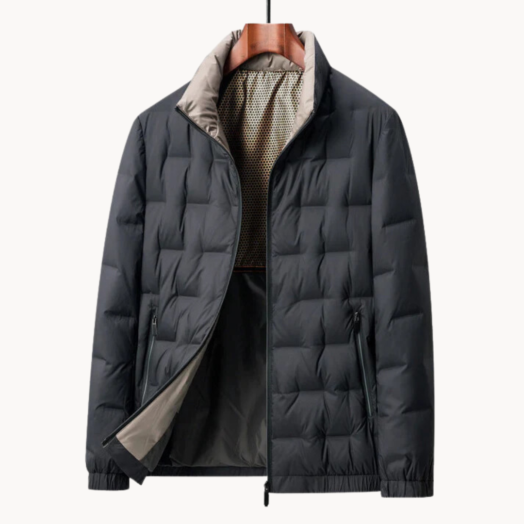 MANSSINO™ | Quilted Snap-Zip Jacket