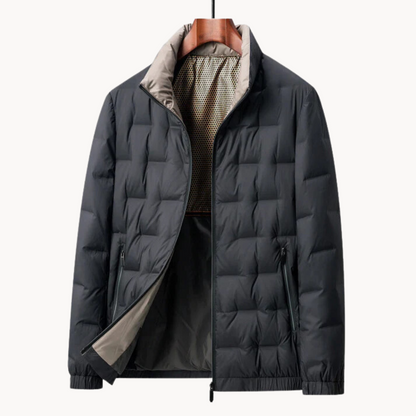 MANSSINO™ | Quilted Snap-Zip Jacket
