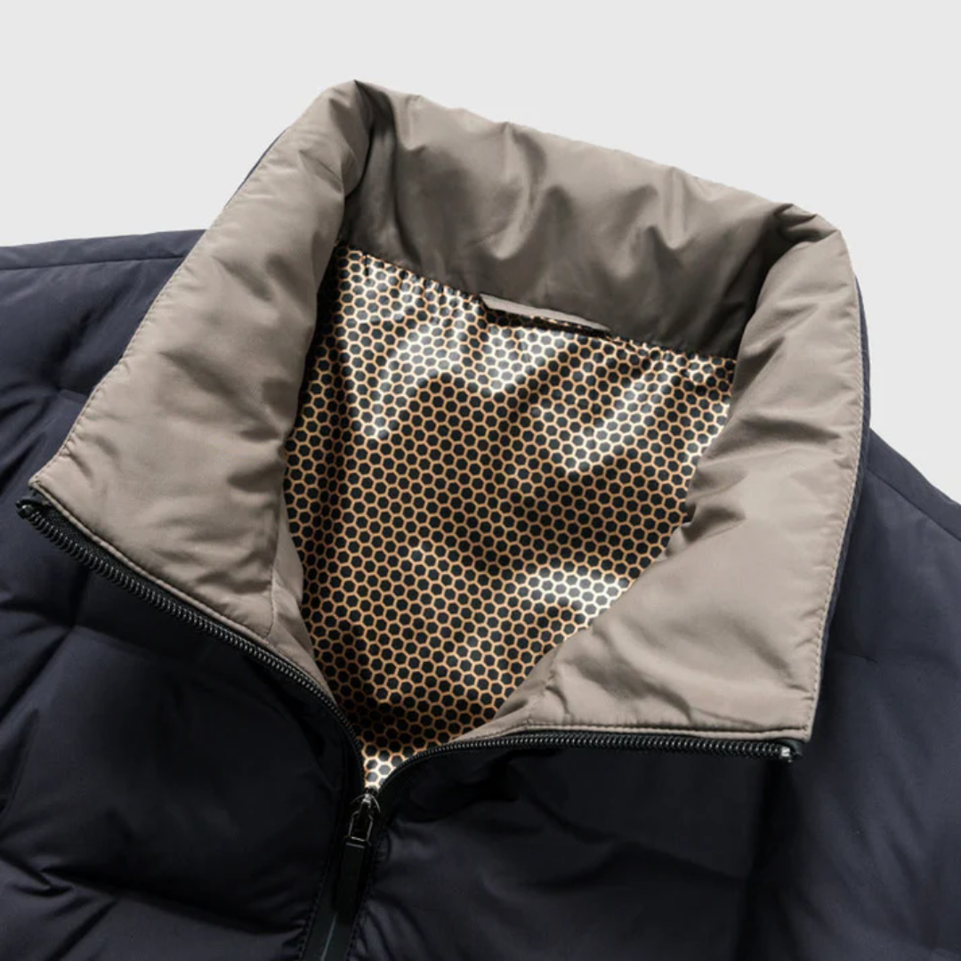 MANSSINO™ | Quilted Snap-Zip Jacket