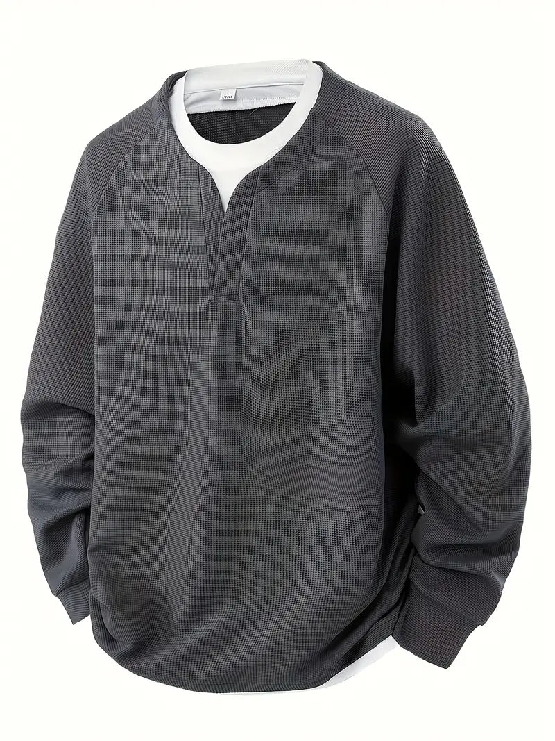 MONVIEL | Layered-Effect Long-Sleeve T-Shirt