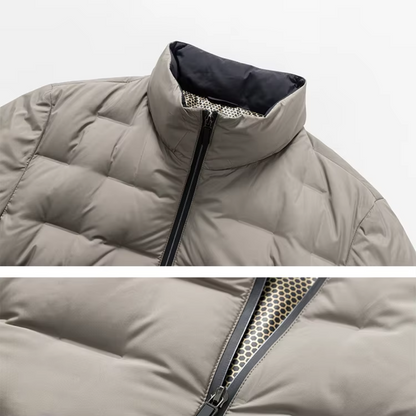 MANSSINO™ | Quilted Snap-Zip Jacket