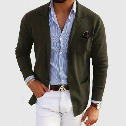 LAURENT MONACO | BLAZER LUXUEUX POUR HOMME EN MATÉRIAU SOUPLE