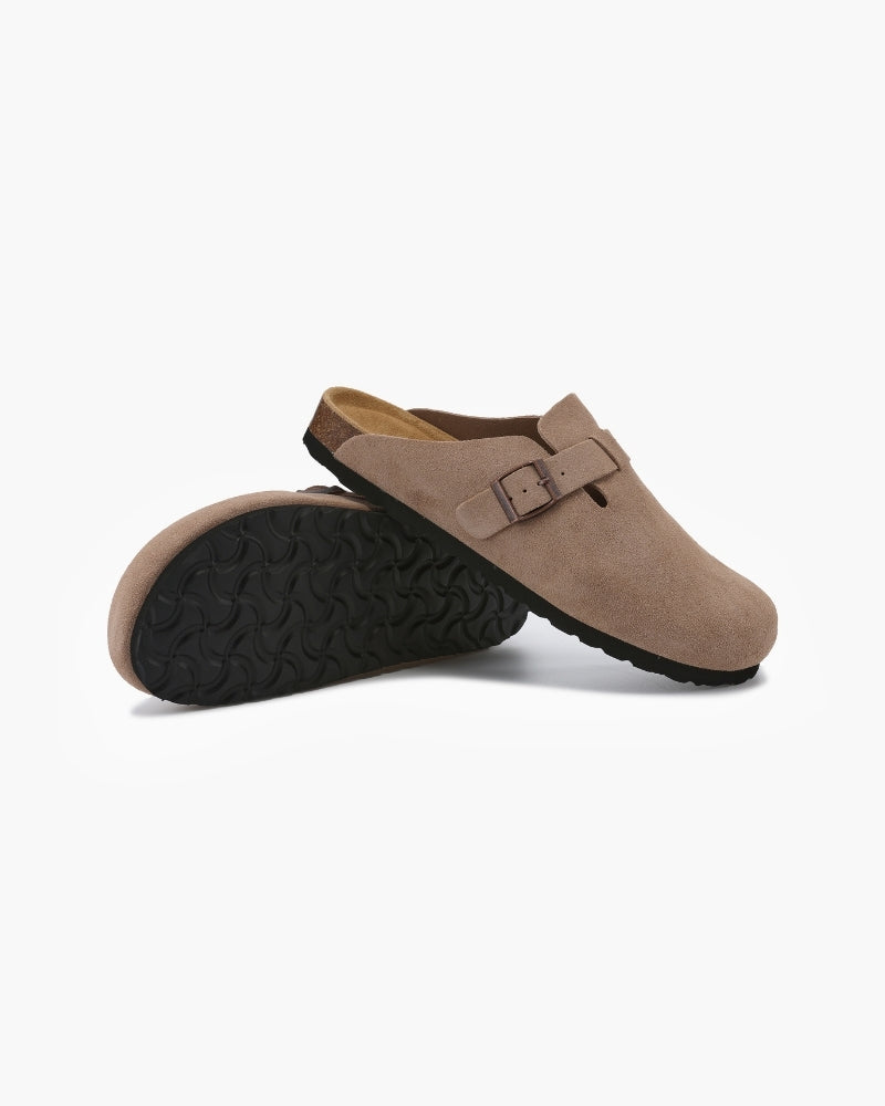 MONVIEL | Suede Clogs