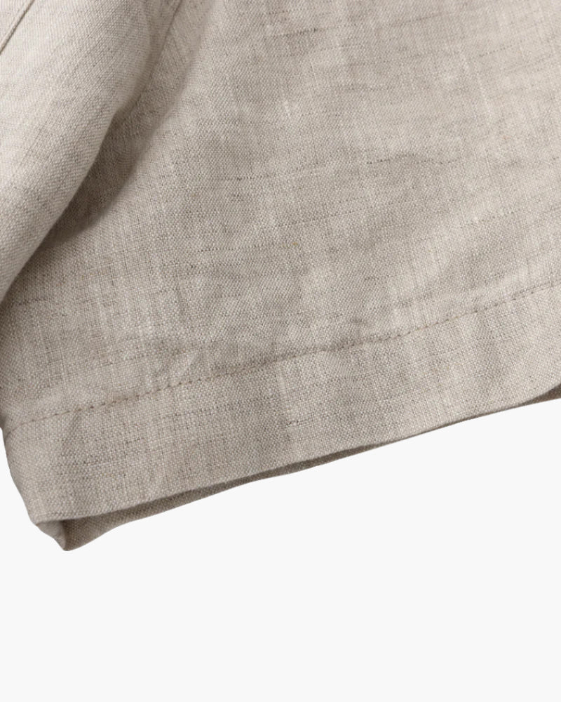 MONVIEL | Short-sleeve linen shirt