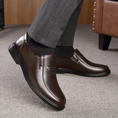 MANSSINO™ | Men's Semi-Gloss Leather Loafer