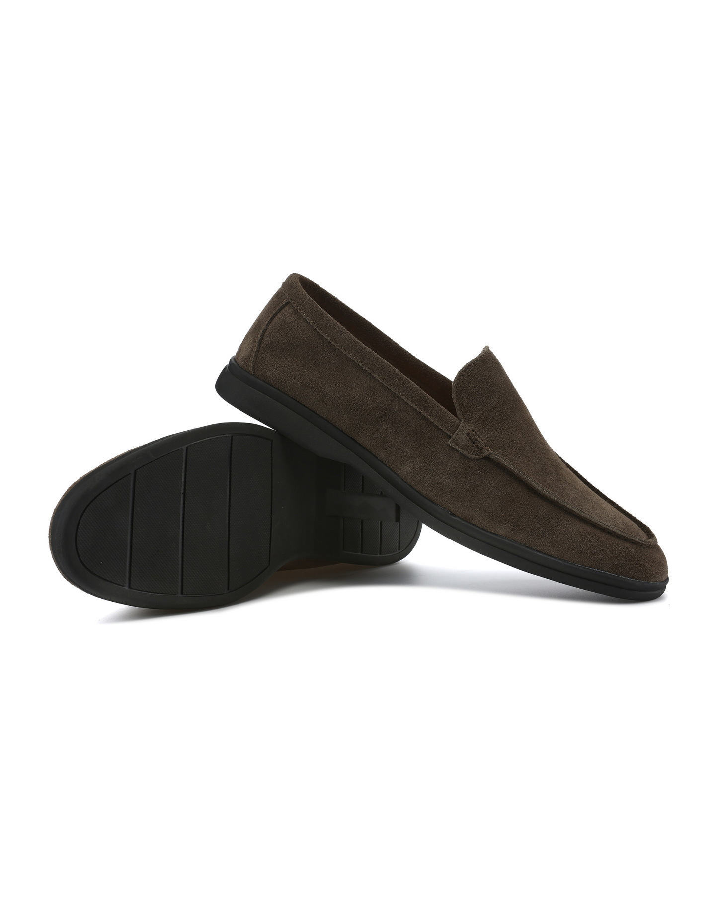 Theo™ | Mocassins en suède semelle noire