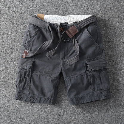 MANSSINO™ | Men's Cotton Cargo Shorts with Belt