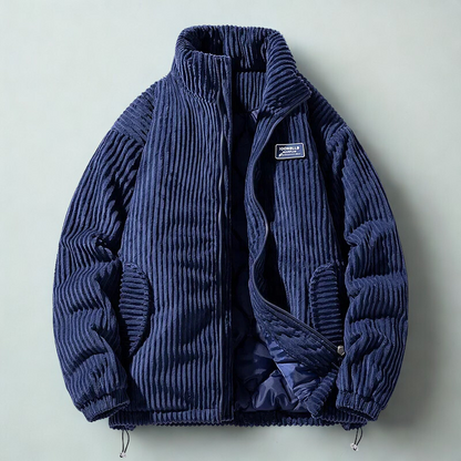Veste Matelassée En Velours Côtelé Pour Homme