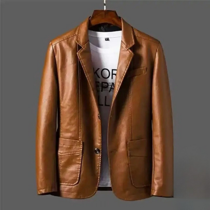 MANSSINO™ | Classic Leather Jacket