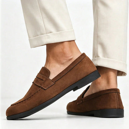 MANSSINO™ | Men's Faux-Suede Penny Loafer