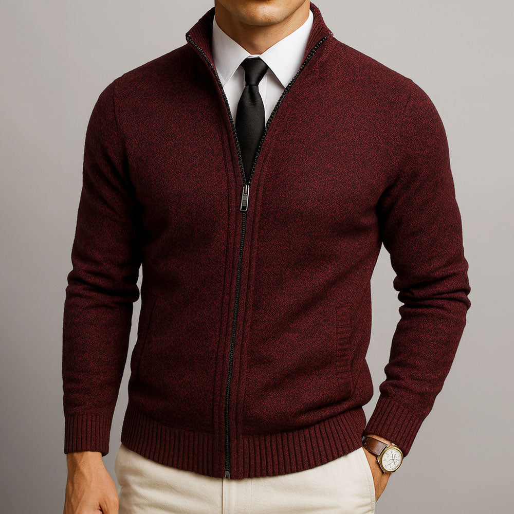 MONVIEL™ | Tailored Merino Blend Cardigan