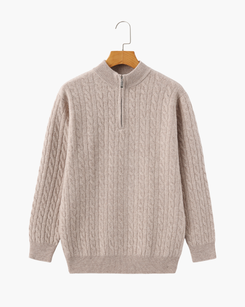 MONVIEL | HALF-ZIP CARDIGAN