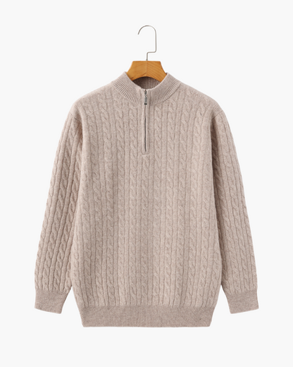MONVIEL | HALF-ZIP CARDIGAN