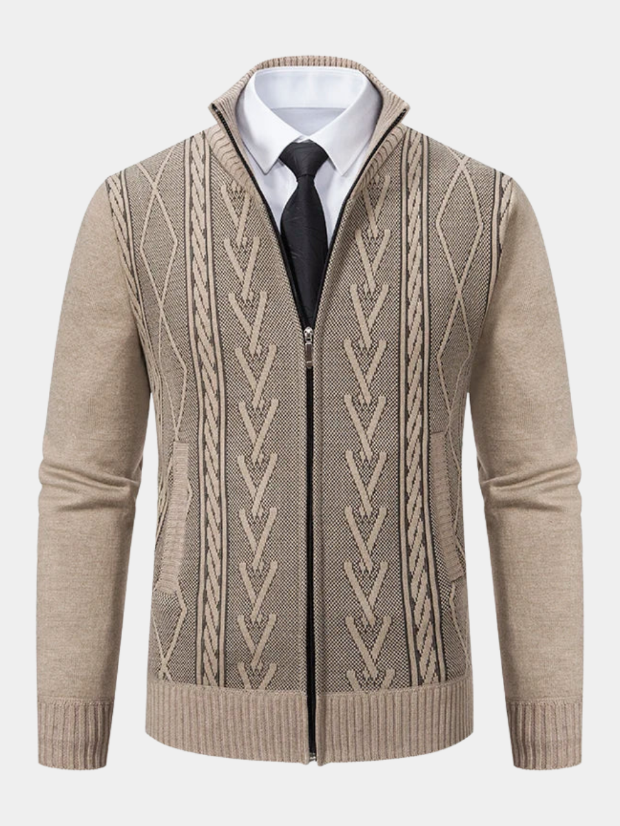 MANSSINO™ | Men's Wool Blend Full-Zip Gilet