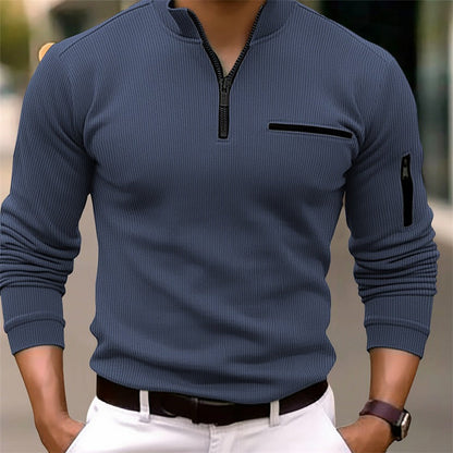 Étienne™ | Chemise manches longues col zippé