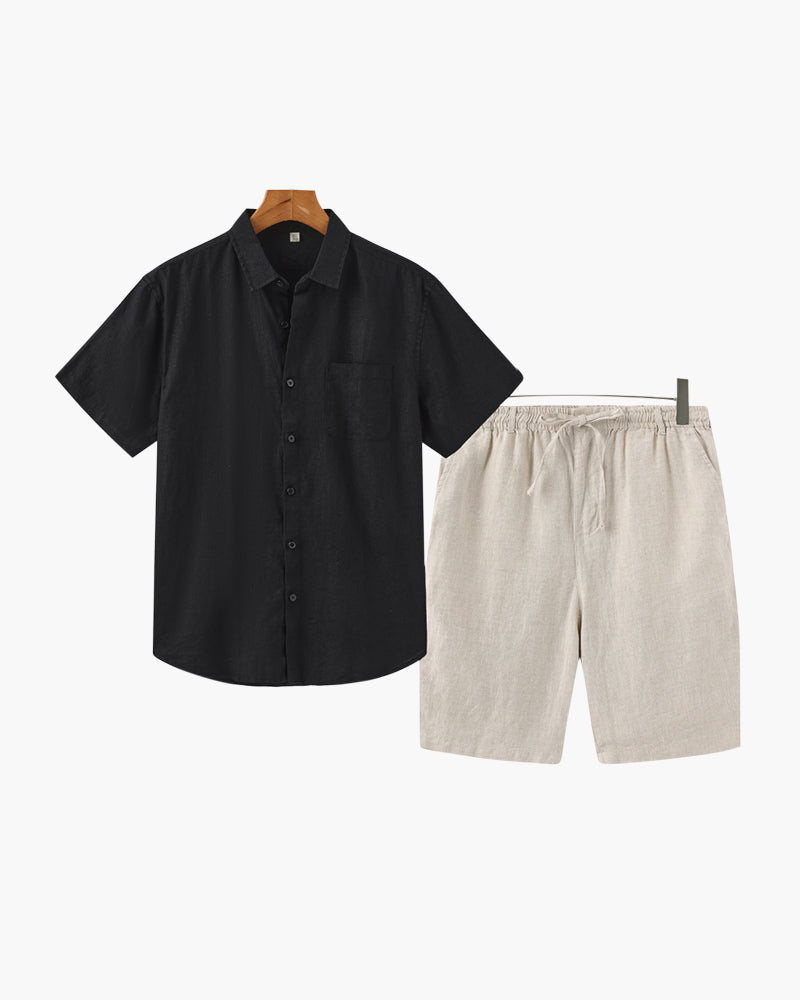 Callum™ | Ensemble en lin avec short