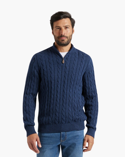 MONVIEL | COTTON HALF ZIP