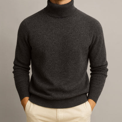 MANSSINO™ | Men's Roll-Neck Knit Pullover