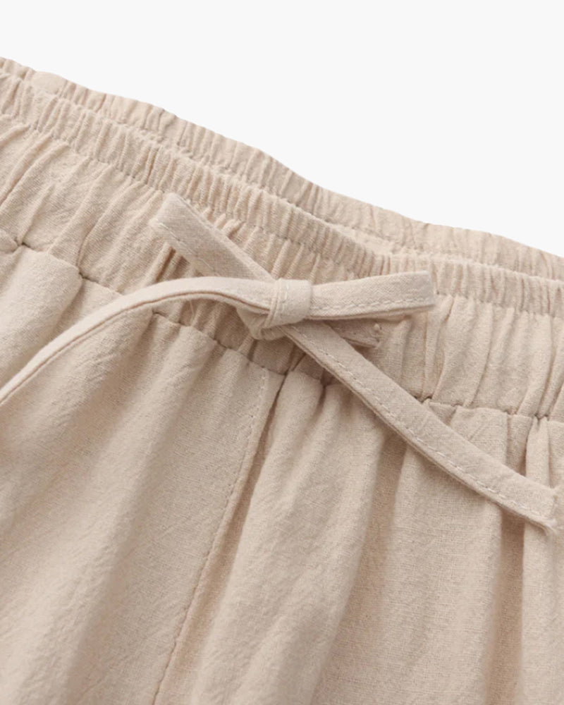 MONVIEL | Lightweight Breathable Linen Trousers