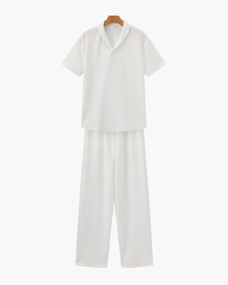 MONVIEL | POLO AND TROUSERS SET