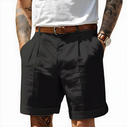 LAURENT MONACO | BERMUDAS ÉLÉGANTS EN COTON RESPIRANT