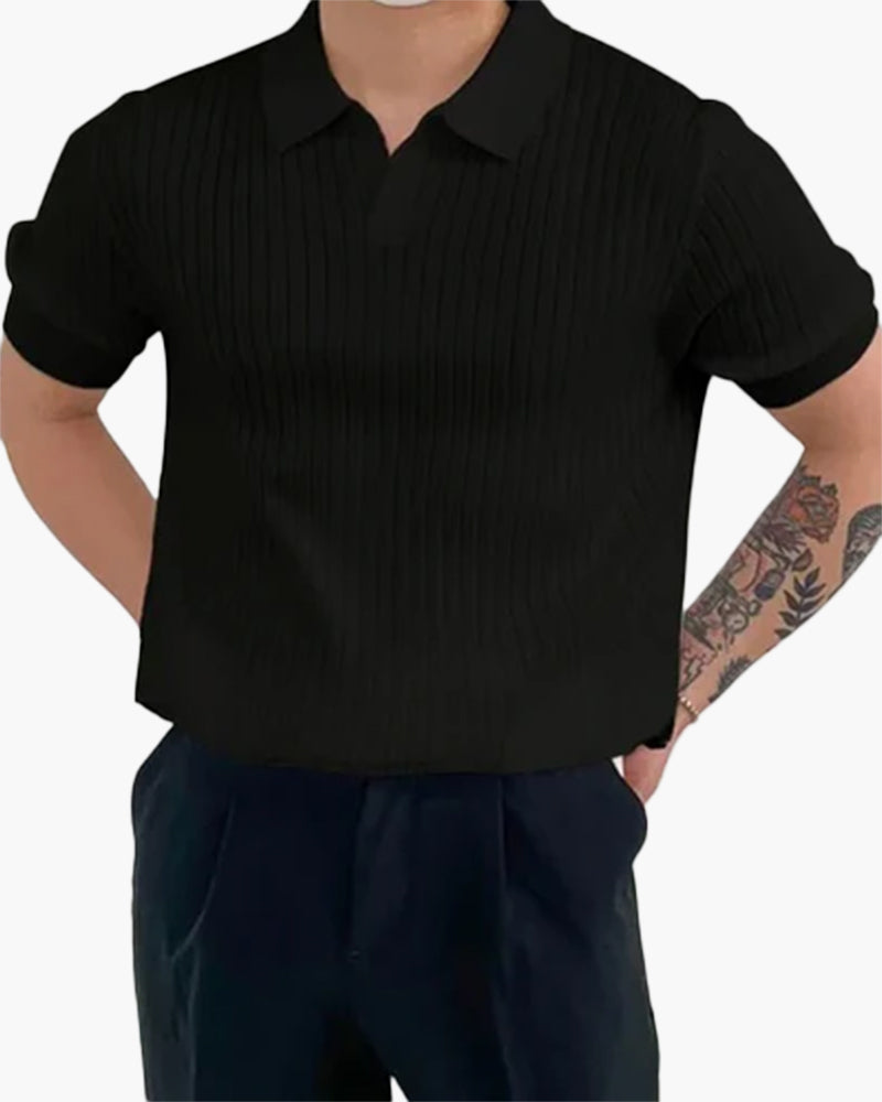MONVIEL | BREATHABLE RIBBED POLO