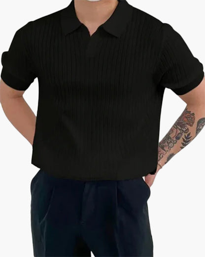 MONVIEL | BREATHABLE RIBBED POLO